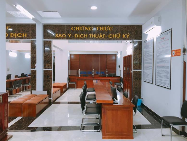 Không gian văn phòng công chứng Phạm Thu Hằng