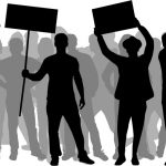 manifestation – a group of people protesting