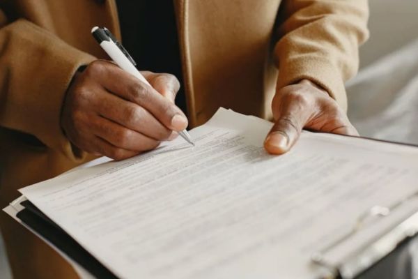 di chúc viết tay nhà đất