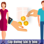 cấp dưỡng cho con sau ly hôn