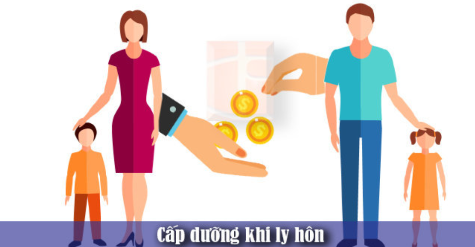 cấp dưỡng cho con sau ly hôn
