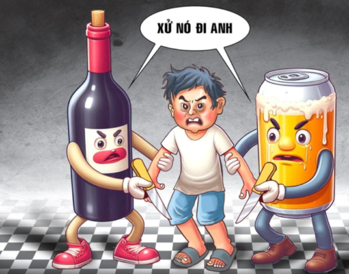 Ép uống rượu bia