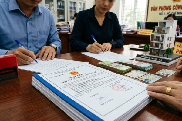 Công chứng hợp đồng hợp tác kinh doanh đặt cọc