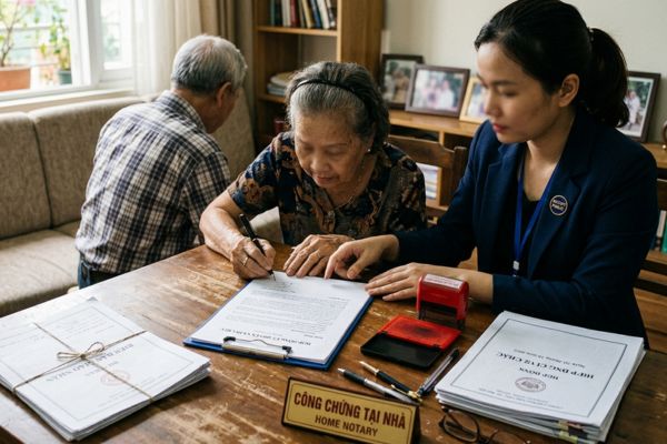 Công chứng tận nơi cho người cao tuổi: Khi thủ tục pháp lý không còn là rào cản về khoảng cách