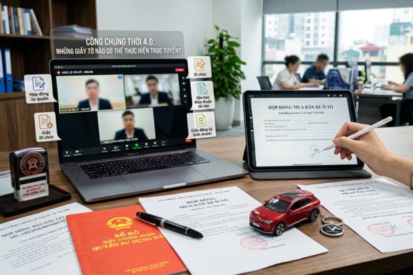 Công chứng thời 4.0: Những giấy tờ nào có thể thực hiện công chứng trực tuyến?
