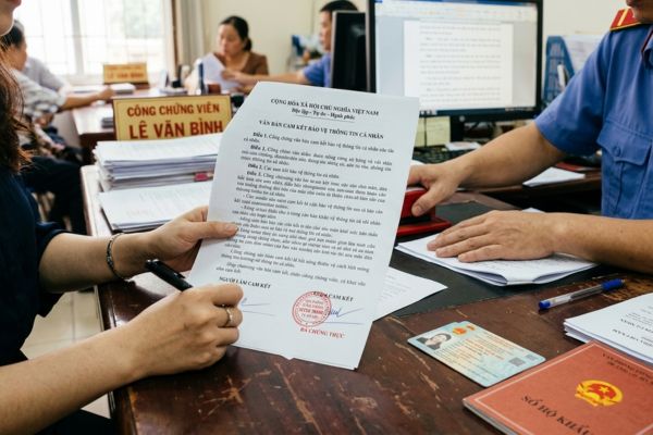 Công chứng văn bản cam kết bảo vệ thông tin cá nhân