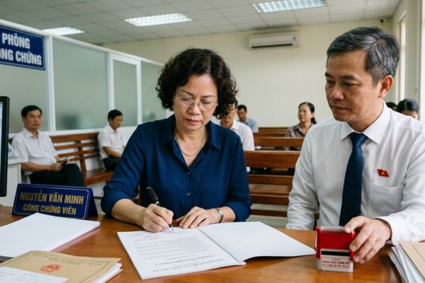 Công chứng văn bản xác nhận không đồng ý