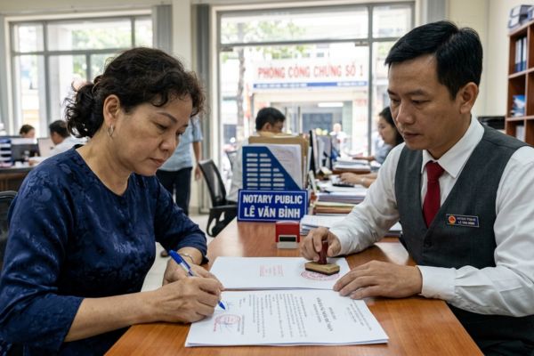 Công chứng văn bản xác nhận phủ nhận