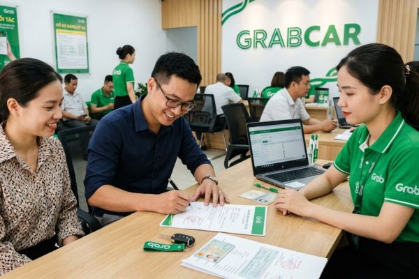 Hợp đồng mua bán xe Grab