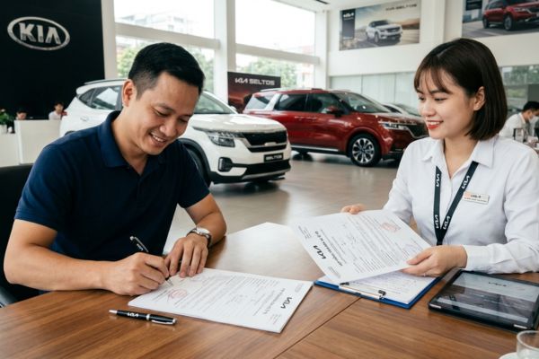 Hợp đồng mua bán xe KIA