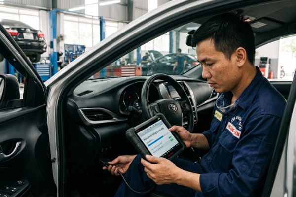 Kiểm tra túi khí xe có hoạt động không