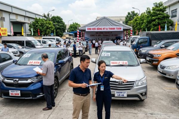 Mua xe trong đợt thanh lý của doanh nghiệp