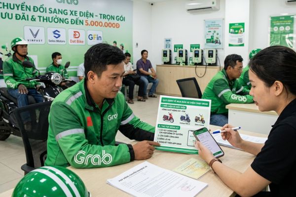 Quy định về mua bán xe điện chạy Grab