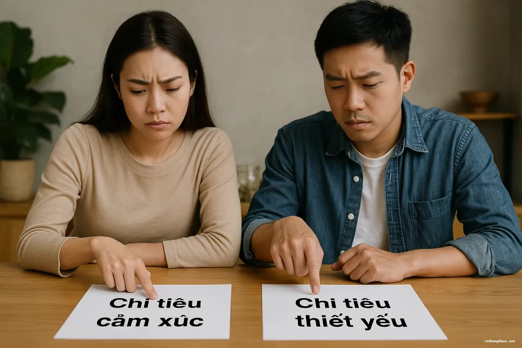 chi tiêu theo cảm xúc