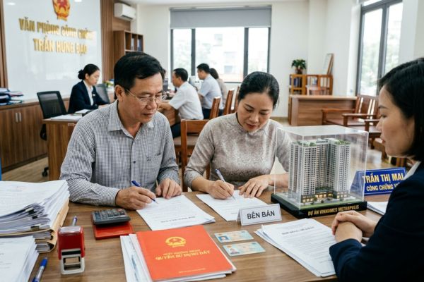 Công chứng hợp đồng mua bán tài sản có giá trị lớn của vợ chồng