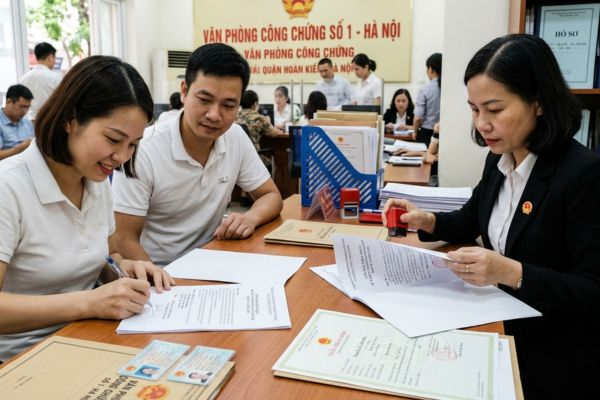 Công chứng thỏa thuận về việc thay đổi họ tên con