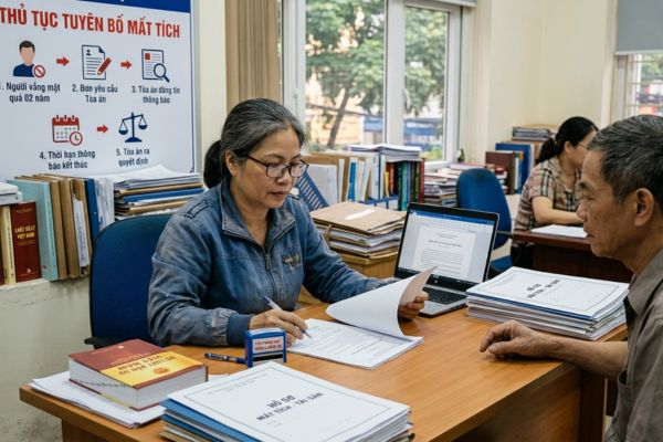 Khi nào tài sản bị tuyên bố mất tích?