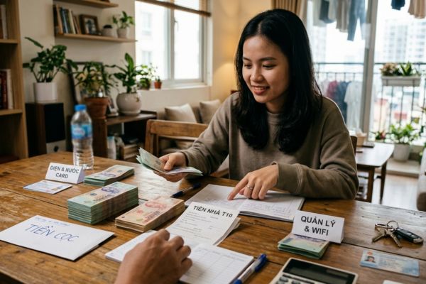 Khi thuê nhà bạn phải nộp những loại phí nào?