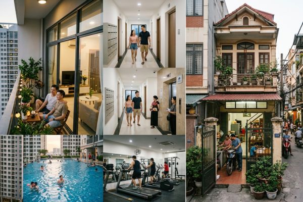 Thuê căn hộ chung cư: Điểm khác biệt với thuê nhà riêng