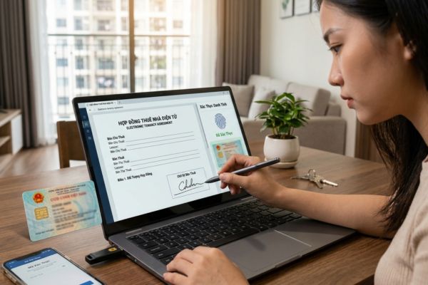 Ký hợp đồng thuê nhà online có hợp pháp không?