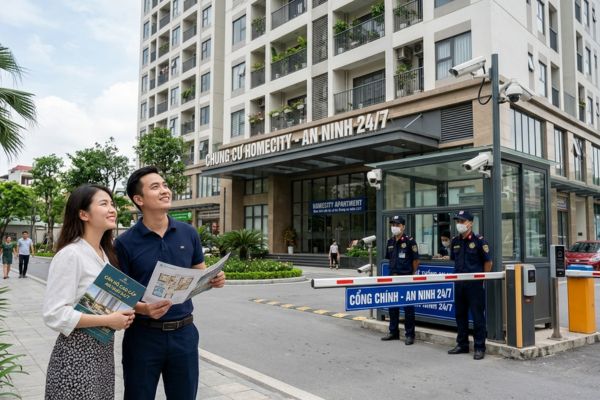 Mua nhà căn hộ có hệ thống an ninh 24/7
