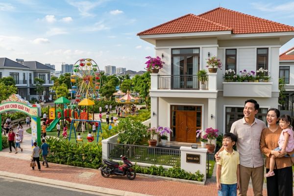 Mua nhà đất trong vùng có khu vui chơi giải trí