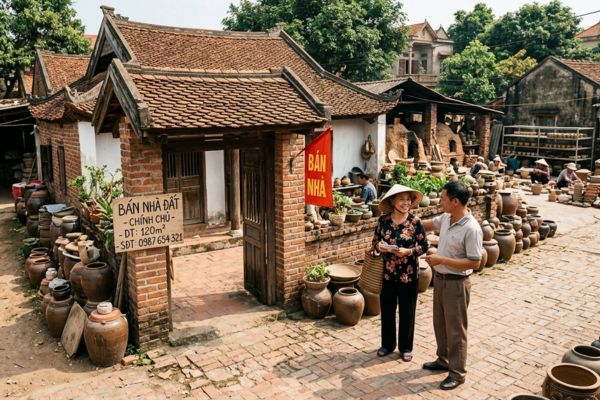 Mua nhà đất trong vùng có làng nghề truyền thống
