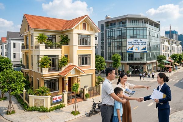 Mua nhà đất trong vùng có trung tâm đào tạo tài chính