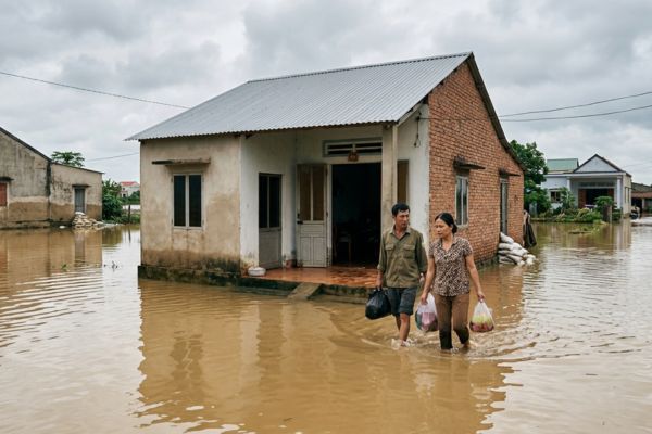 Mua nhà đất trong vùng ngập lũ: Rủi ro và lưu ý