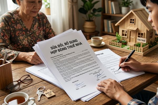 Sửa đổi, bổ sung hợp đồng thuê nhà