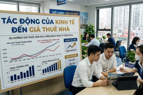 Tác động của kinh tế đến giá thuê nhà