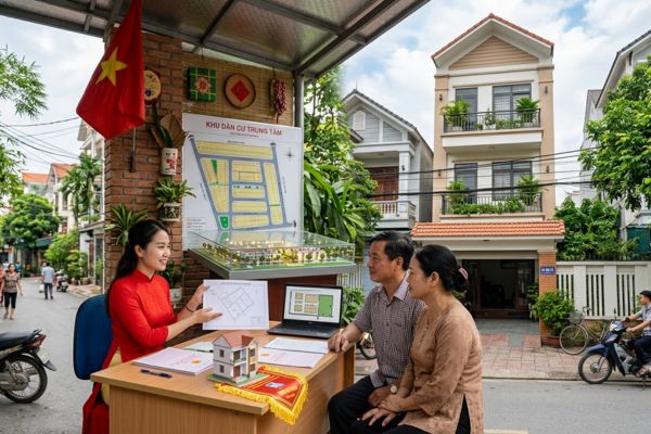 Bán đất trong khu dân cư kết hợp nhà ở: Pháp lý và cân bằng