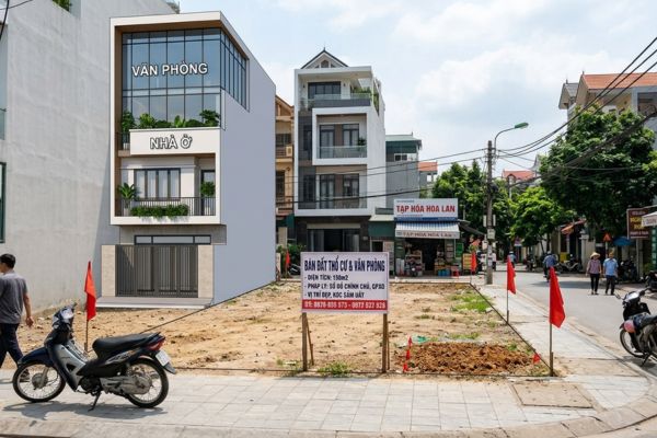 Bán đất trong khu dân cư kết hợp văn phòng: Pháp lý và tiện ích