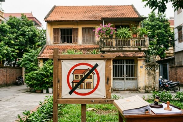Bán nhà có tranh chấp về tên miền cấp ba: Pháp lý