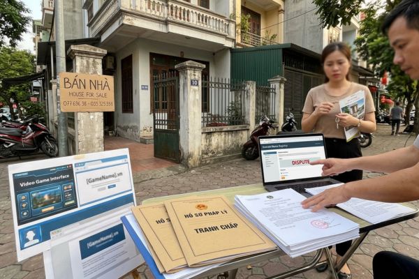 Bán nhà có tranh chấp về tên miền trò chơi điện tử: Pháp lý