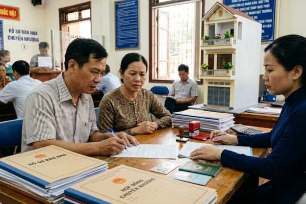 Bán nhà để chuộc lại tài sản bị lừa đảo: Mẹo làm hồ sơ siêu tốc tại phòng công chứng