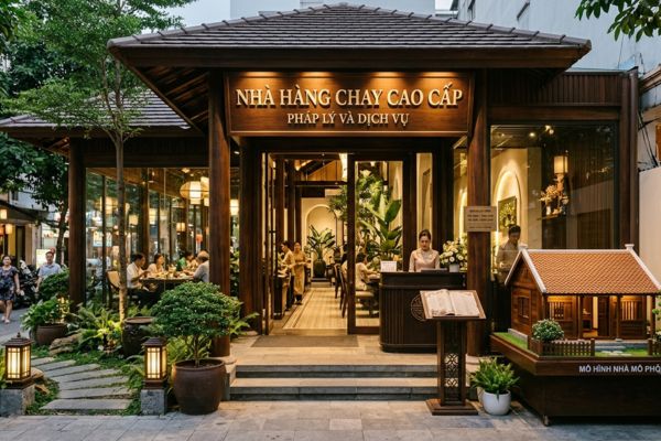 Bán nhà hàng chay cao cấp: Pháp lý và dịch vụ