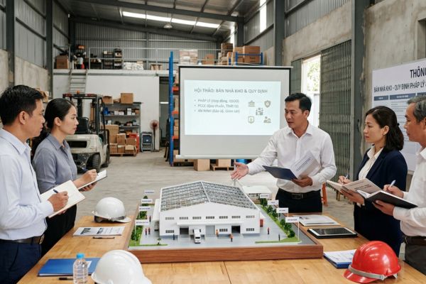 Bán nhà kho: Pháp lý, quy định về Phòng cháy chữa cháy và an ninh