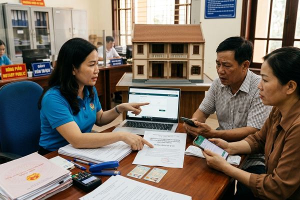 Bán nhà nhưng chuyển khoản nhầm tài khoản ngân hàng khi công chứng: Xử lý ra sao?