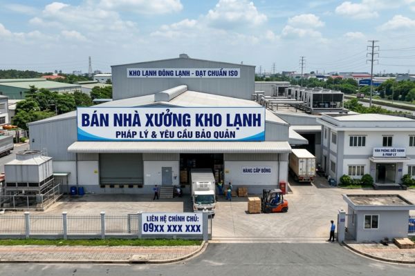 Bán nhà xưởng kho lạnh: Pháp lý và yêu cầu bảo quản