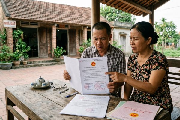 Đất bị hủy hợp đồng công chứng do một bên giả mạo chữ ký