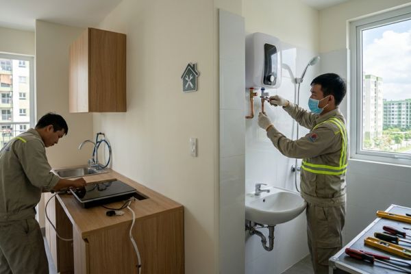 Nhà ở xã hội (NƠXH) cho thuê: Quy định về lắp đặt thiết bị