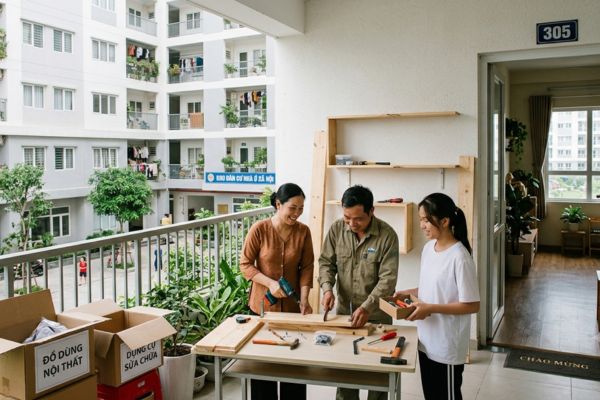 Nhà ở xã hội (NƠXH) cho thuê: Quy định về sửa chữa nội thất