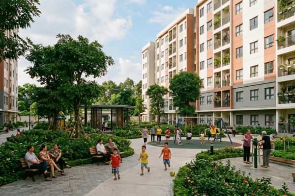 Nhà ở xã hội (NƠXH) và quyền về không gian thoáng đãng