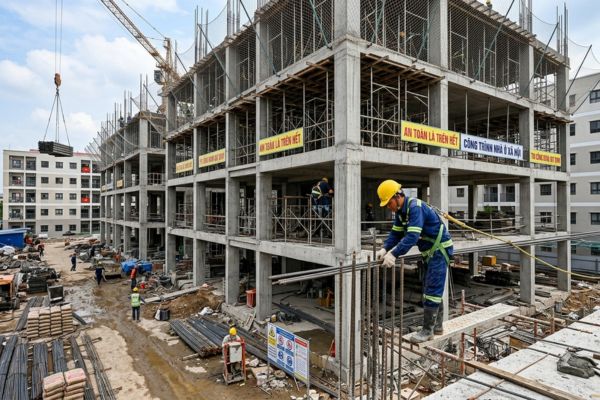 Nhà ở xã hội (NƠXH) và vấn đề an toàn lao động (nếu có xây dựng)