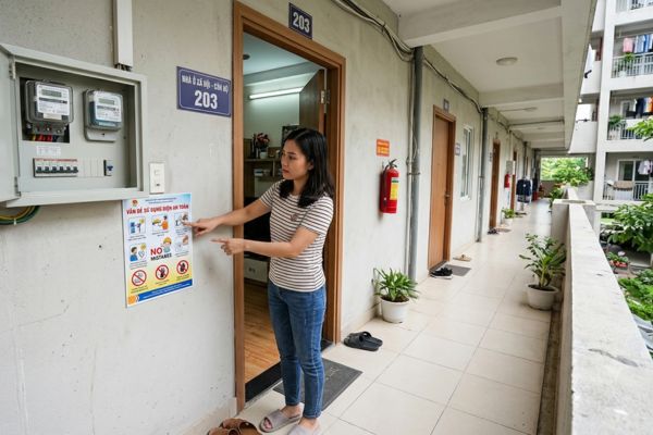 Nhà ở xã hội (NƠXH) và vấn đề sử dụng điện an toàn