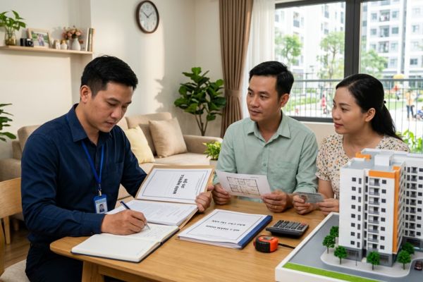 Quy trình thẩm định tài sản khi vay mua Nhà ở xã hội (NƠXH)