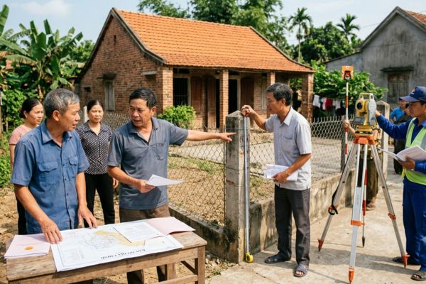 Tranh chấp ranh giới đất đai do đo đạc sai lệch: Thủ tục đính chính trước khi bán