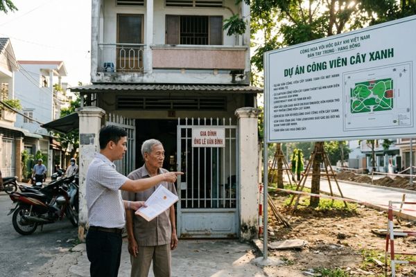 Cho tặng nhà đất dính quy hoạch công viên cây xanh: Có được bồi thường khi thu hồi?