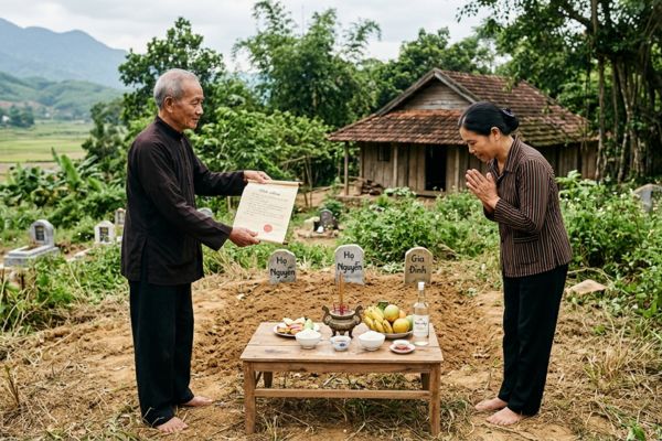 Cho tặng quyền sử dụng đất mục đích làm nghĩa trang, nghĩa địa gia đình